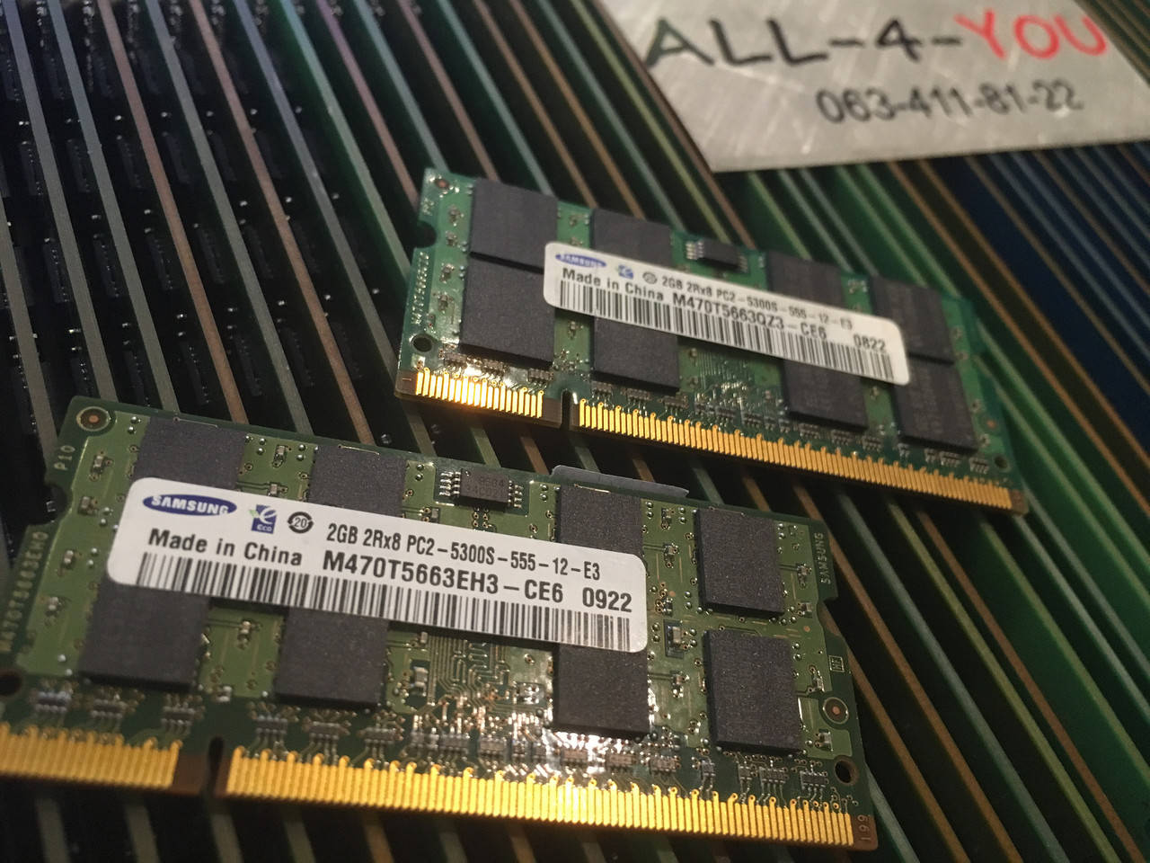 

Оперативна пам`ять Samsung DDR2 2GB SO-DIMM PC2 5300S 667mHz Intel/AMD