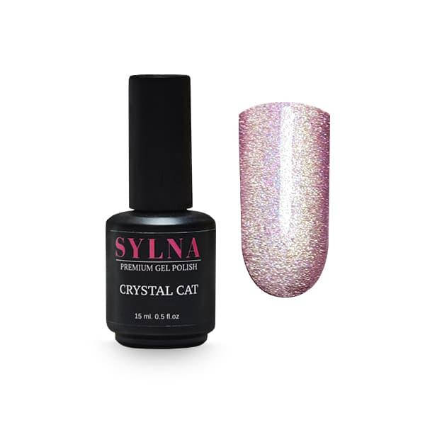 

Магнитный гель-лак SYLNA Crystal cat 6 5,5 мл (кошачий глаз) розовый