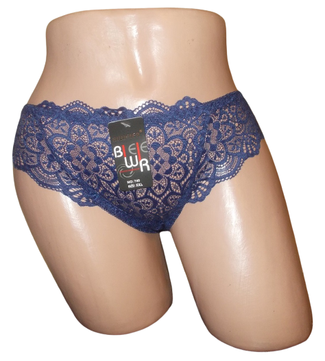 

Трусики ажурные Biweier 740 3XL синие, Синий