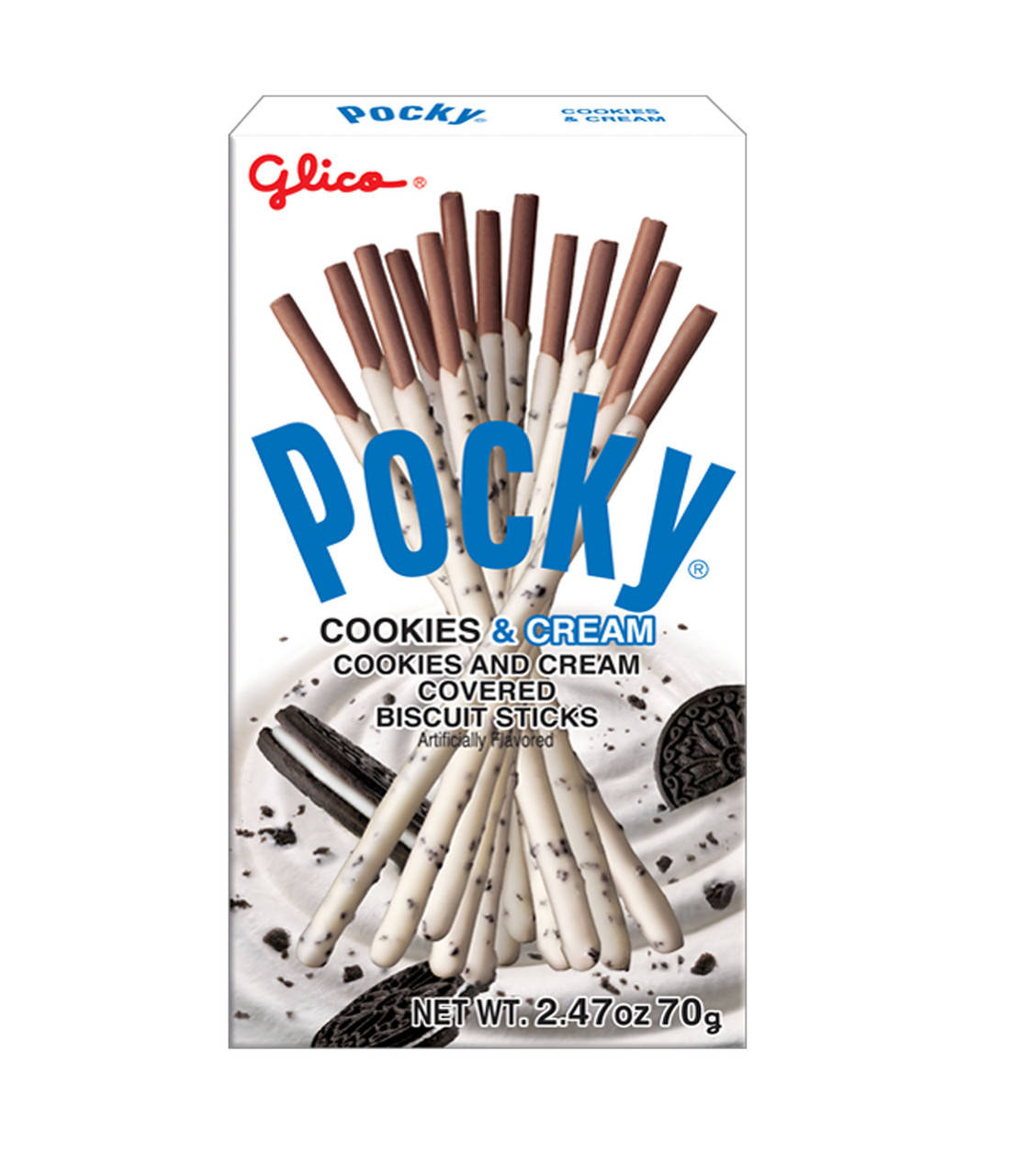 

Японские палочки Pocky Cookies & Cream 70g