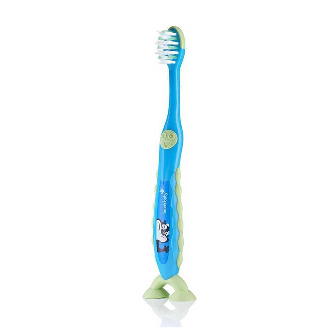 

Зубная щетка Brush-Baby FlossBrush на присоске (3-6 лет) голубая
