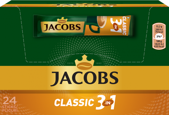 

Кофе JACOBS 3 в 1 Classic 24*15,2г