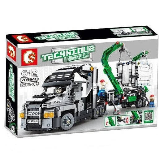 

Конструктор SEMBO 703940 ТЕХНИК - Грузовик MACK Anthem (1 202 дет.)