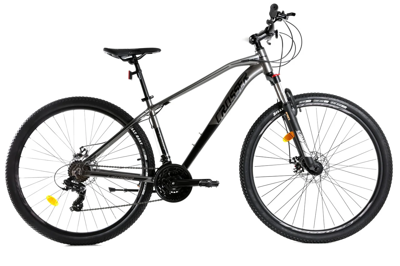

Горный велосипед Crosser Jazz 29" механические тормоза черный