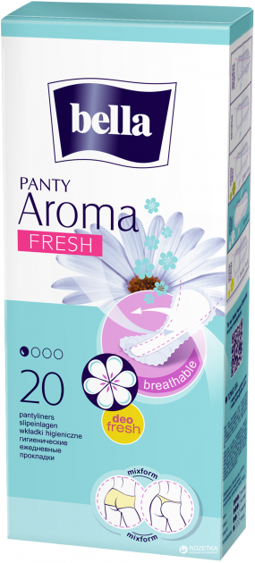 

Ежедневные гигиенические прокладки Bella Panty Aroma Fresh 20 шт