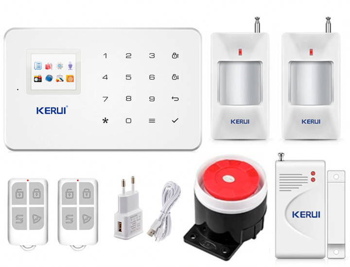 

Беспроводная GSM сигнализация для дома, дачи, гаража комплект Kerui alarm G18 (Economy House 2) 433мГц