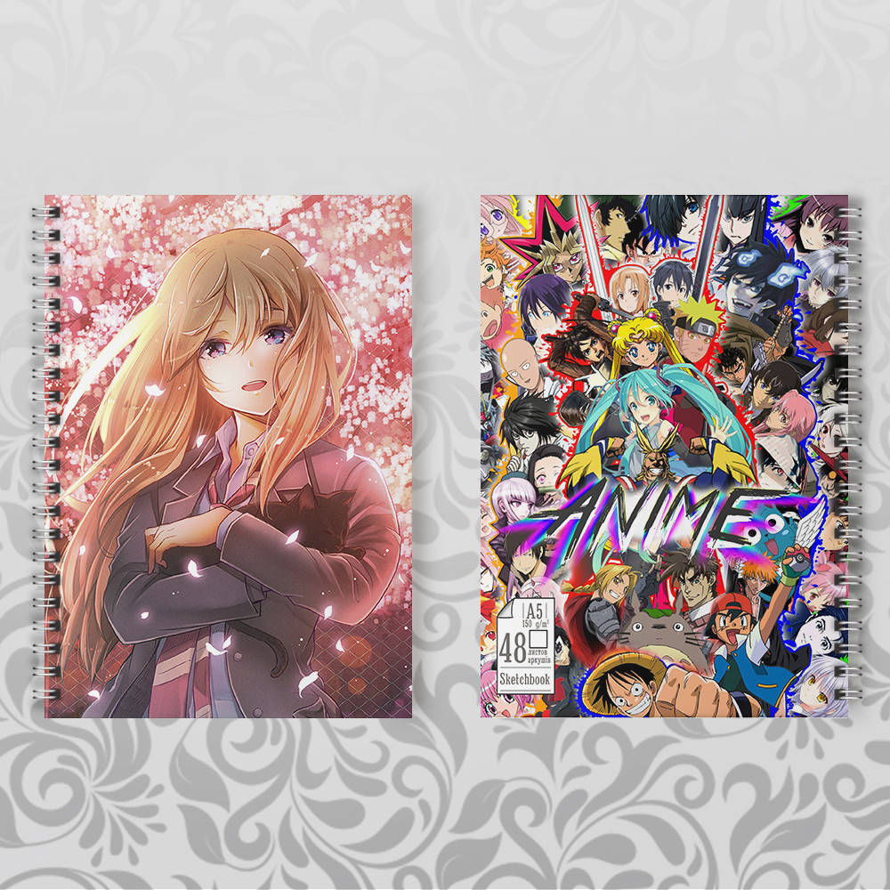 

Скетчбук Аниме Your lie in April 028