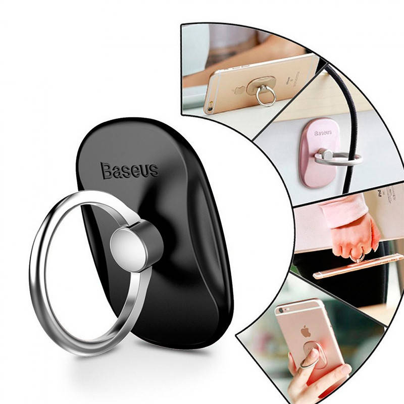 

Кольцо-держатель для смартфона Baseus Ring Bracket SUMR-01 (Черный)