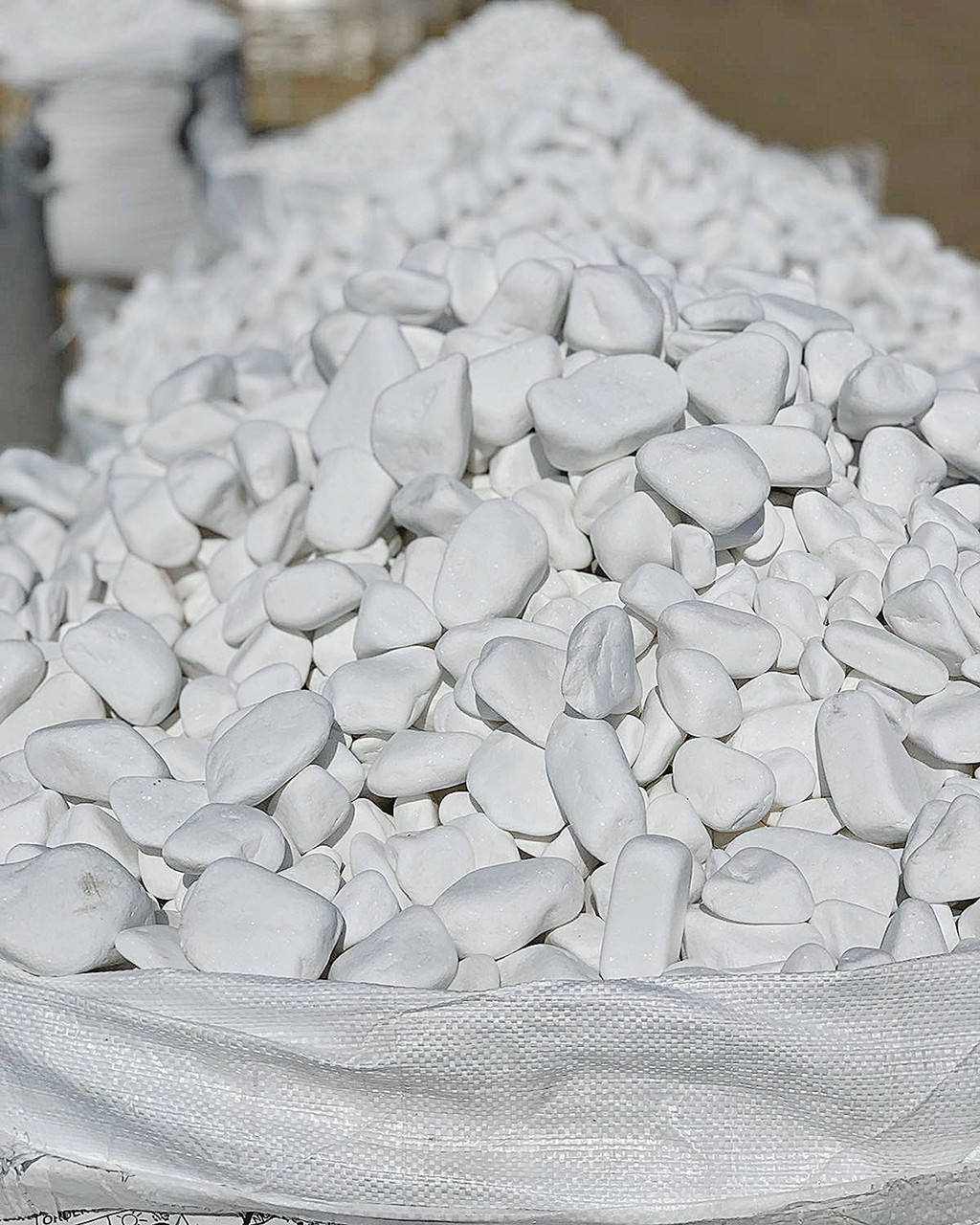 

Галька белая мраморная «Тасос»