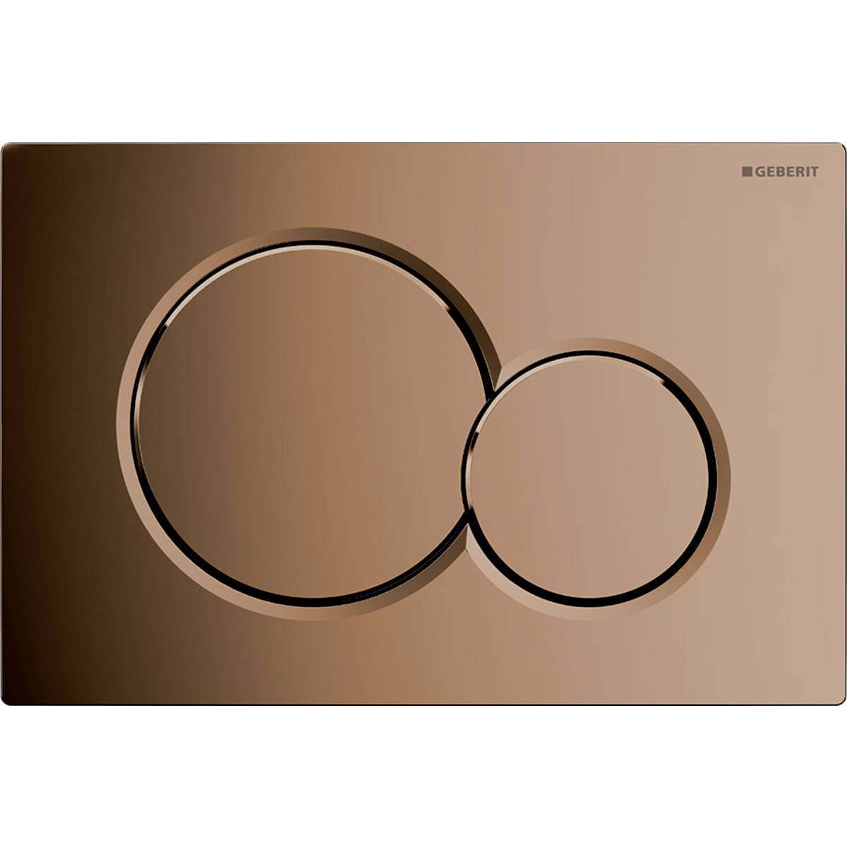 

Смывная клавиша Geberit Sigma01 двойной смыв цвет латунь 115.770.DT.5