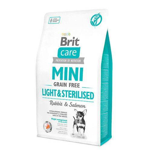 

Сухой корм для стерилизованных собак малых пород Brit Care GF (Grain Free) Mini Light&Sterilised 2 кг