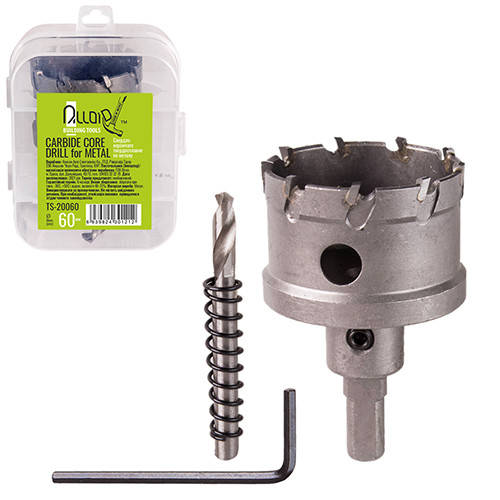 

Alloid. Сверло корончатое твердосплавное по металлу 60мм (TS-20060)