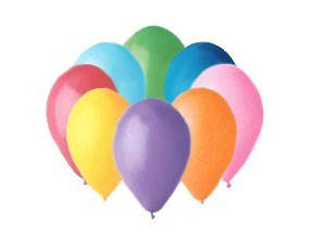 

Шары воздушные разноцветные для торта, 8 см, Разные цвета