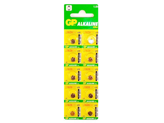 

Батарейка GP 177/10bl L626/G4(10)(250)