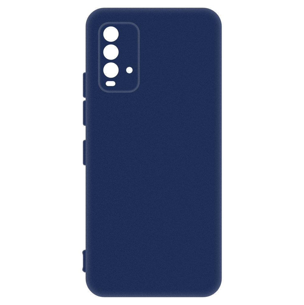 

Матовый чехол MultiShot Xiaomi Redmi 9T (силиконовая накладка) Синий