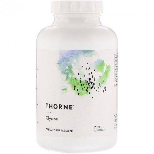 

Глицин, Glycine, Thorne Research, 250 капсул