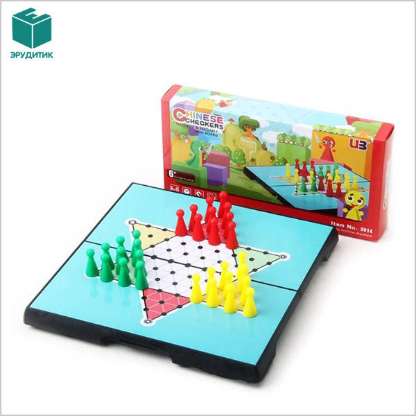 

Магнитные китайские шашки Chinese Checkers складные