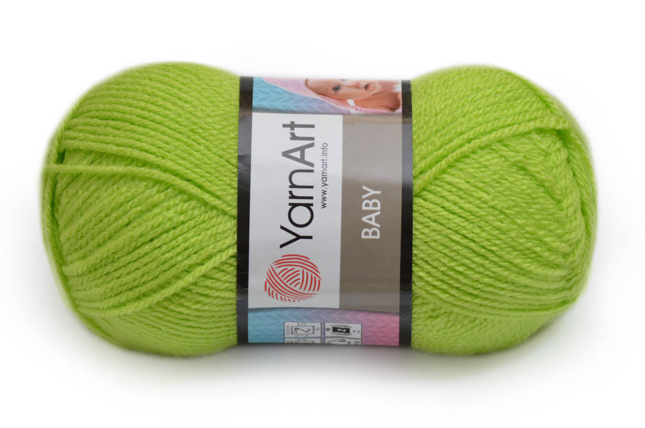 

YarnArt Baby, Весна №13854, Салатовый