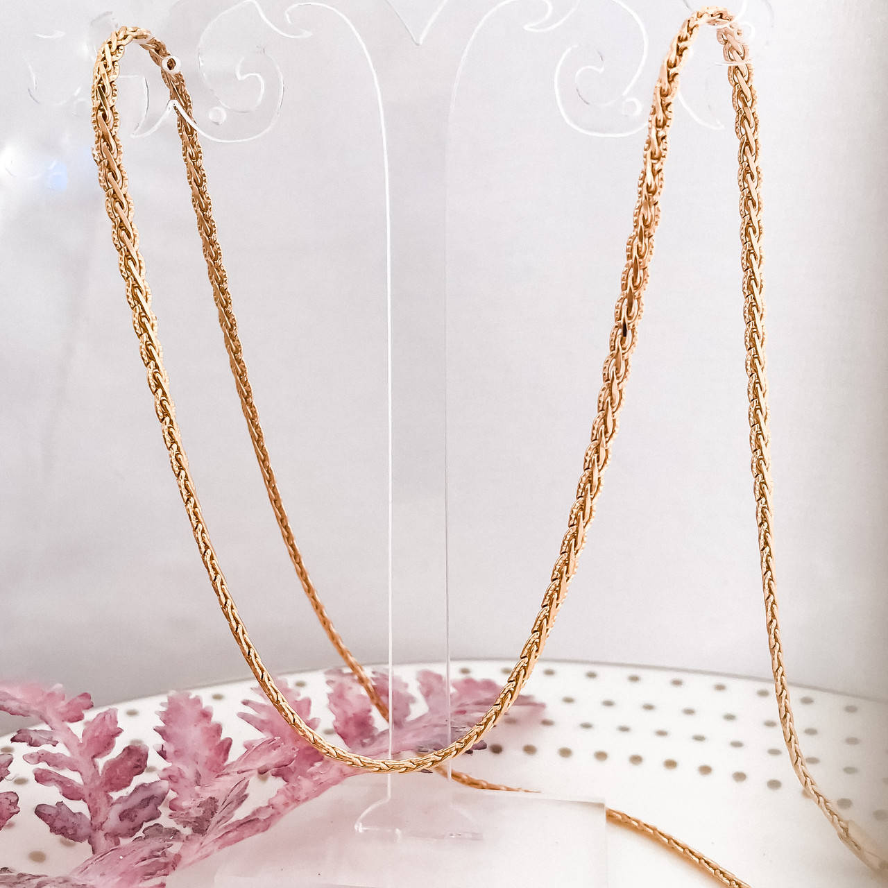 

Цепочка "Спіга" тонкая. Xuping.