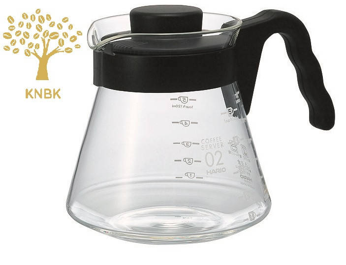 

Кофейный заварник Hario V60 700 мл (Сервер Харио) 02. VCS-02B, Прозрачный