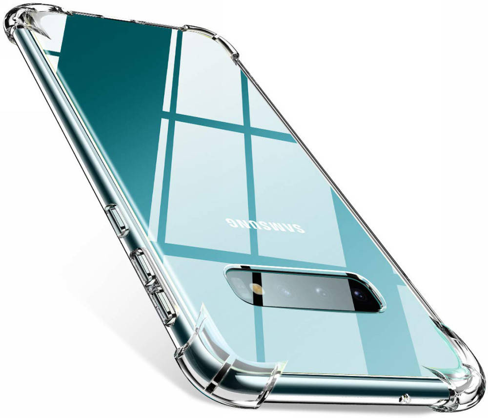 

Прозрачный чехол OneCam Samsung Galaxy S10 Plus (усиленный углами)