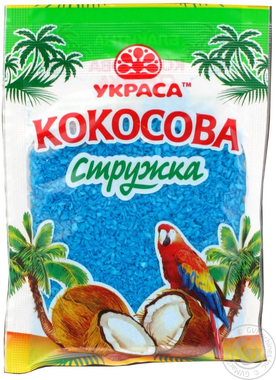 

Кокосова стружка Голубая 25 гр