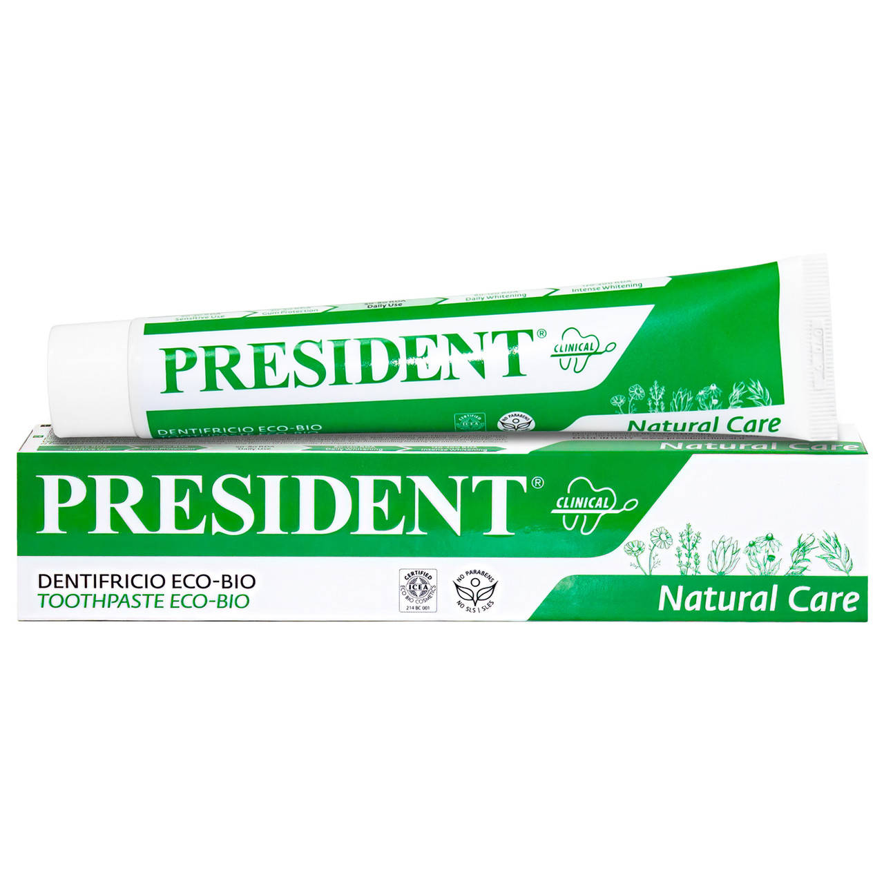 

Зубная паста PresiDENT Clinical Еко Био 75 мл