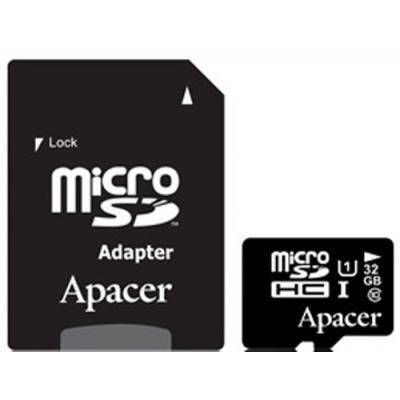 

Карта памяти Apacer 32GB microSDHC UHS-I Class10 w/ 1 Adapter RP (AP32GMCSH10U1-R)