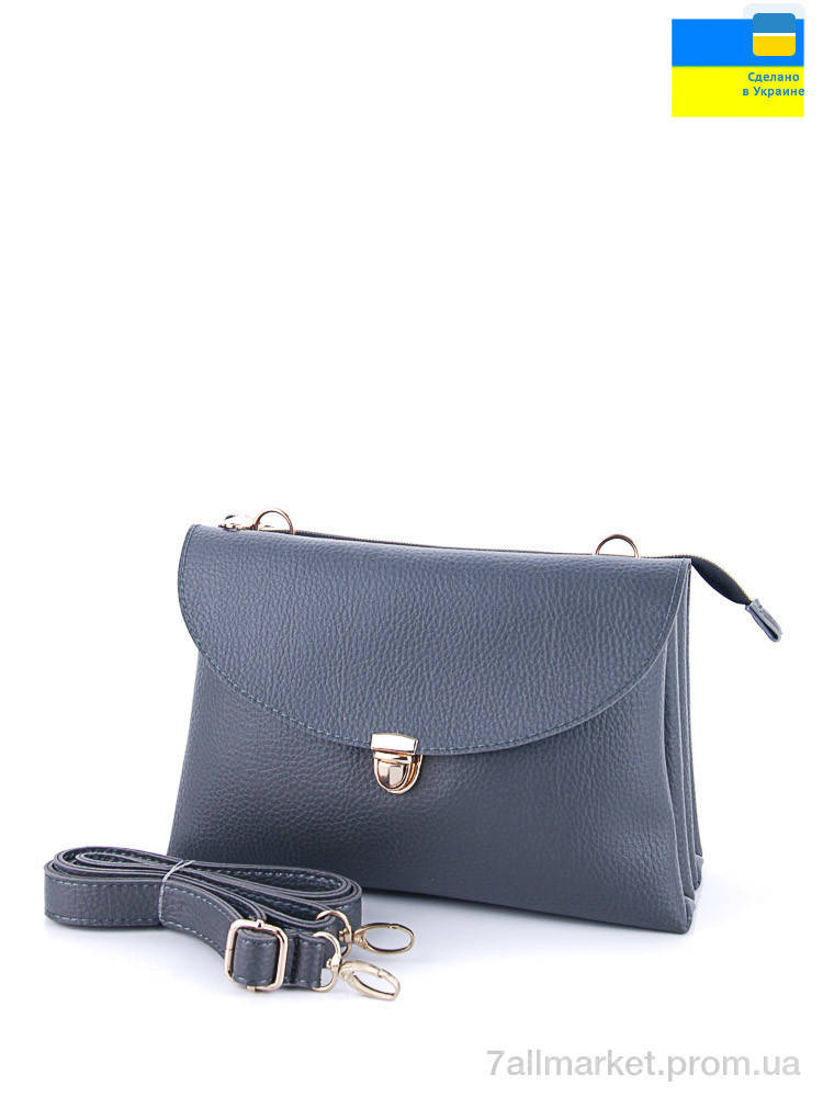 

Сумка женская 60121 grey 17*25*10 см, "WeLassie" недорого оптом от прямого поставщика, Серый