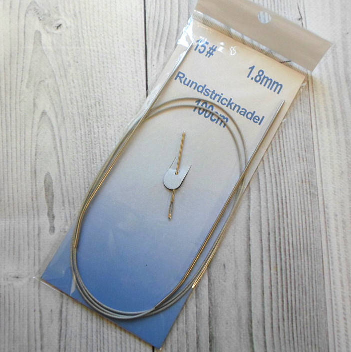 

Спицы вязальные на тросике, 1,8 мм, дл.100см