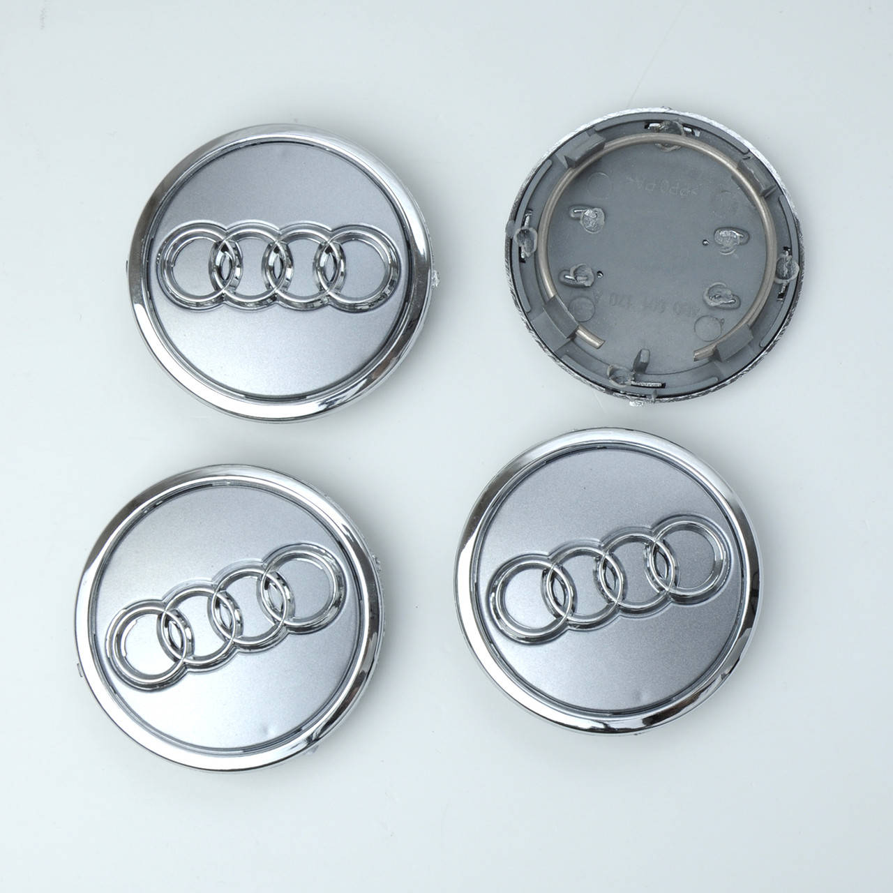 

Колпачки в диски AUDI, Заглушки для дисков Ауди 69/57мм (4шт)
