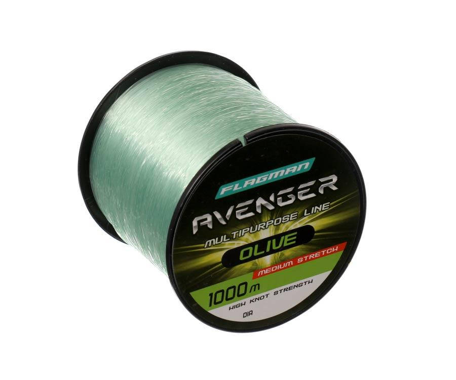

Леска Flagman Avenger Olive Line 1000м 0.30мм 9.1 кг