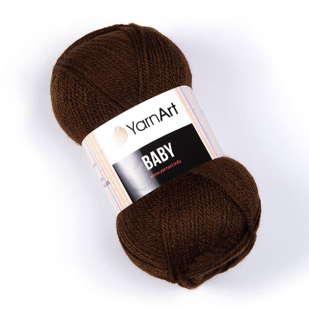 

Yarnart Baby № 1182 шоколад