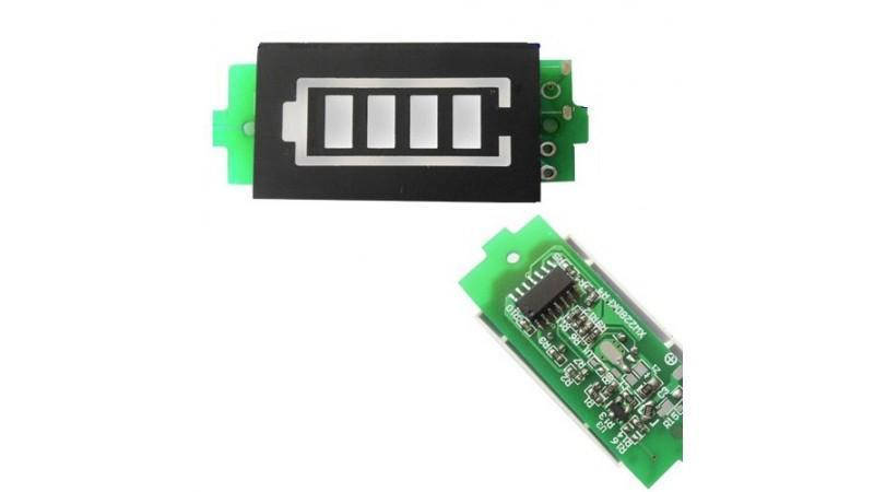 

Индикатор заряда разряда 10х18650 36V 3х2см (10769)