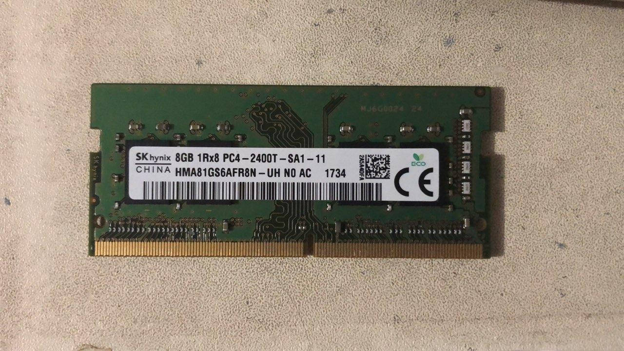 

Пам'ять Hynix 8Gb PC4-2400T DDR4 (HMA81GS6AFR8N) So Dimm