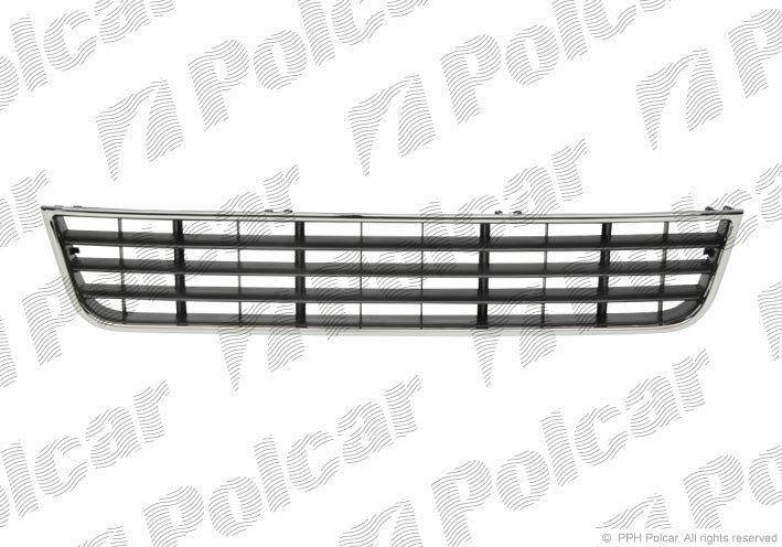 

Решотка бампера хром Audi A6C5 01-05р (POLCAR 13272710) 4B0807683L