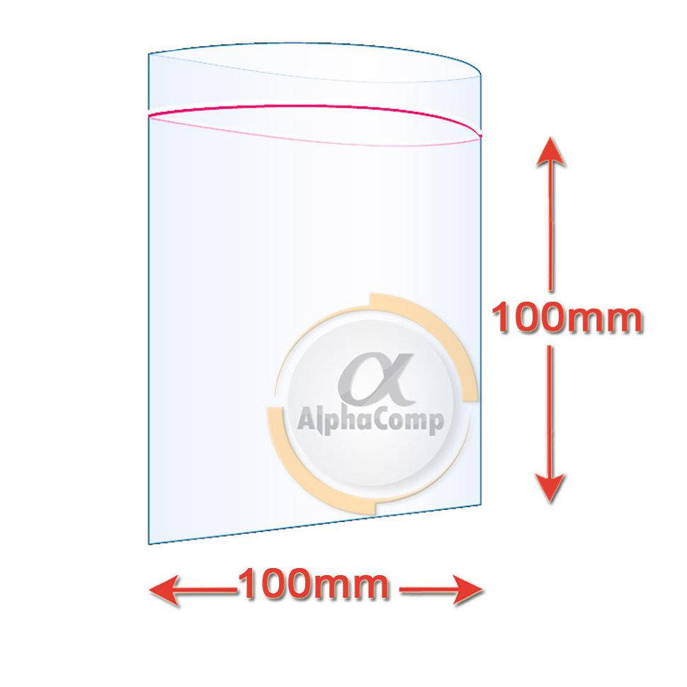 

100 х 100 Пакеты струна с замком Zip-Lock (упаковка 100шт)