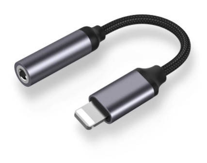

Адаптер переходник с Mini jack AUX 3.5 на Lightning для Apple iPhone для наушников, bluetooth