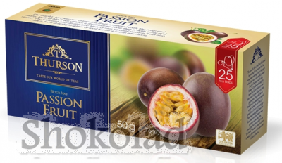 

ЧАЙ ЧЕРНЫЙ МАРАКУЙЯ THURSON 25 ПАКЕТИКОВ