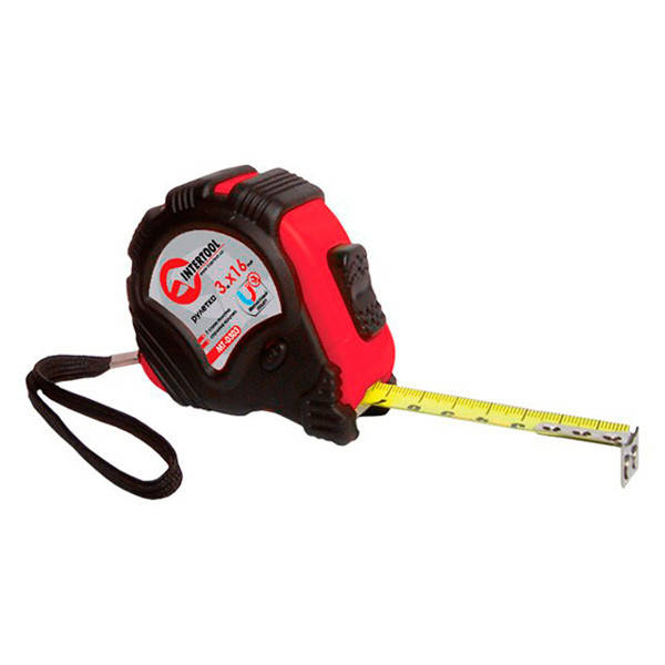 

Рулетка 5мх19мм с фиксатором Супер Магнит Intertool (12шт/уп)