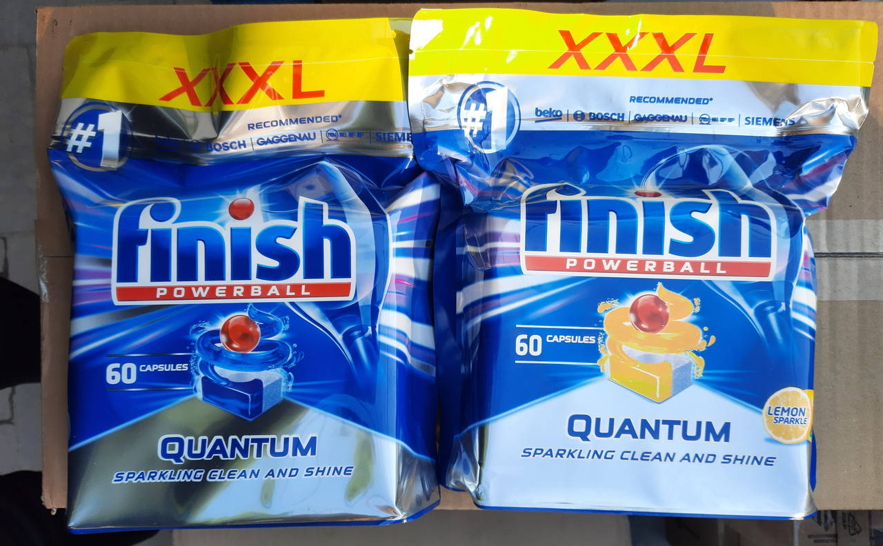 

Таблетки для посудомийних машин Finish Quantum Max 60 шт