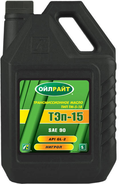 

Трансмиссионное масло OIL RIGHT Тэп-15В (Нигрол) 5л