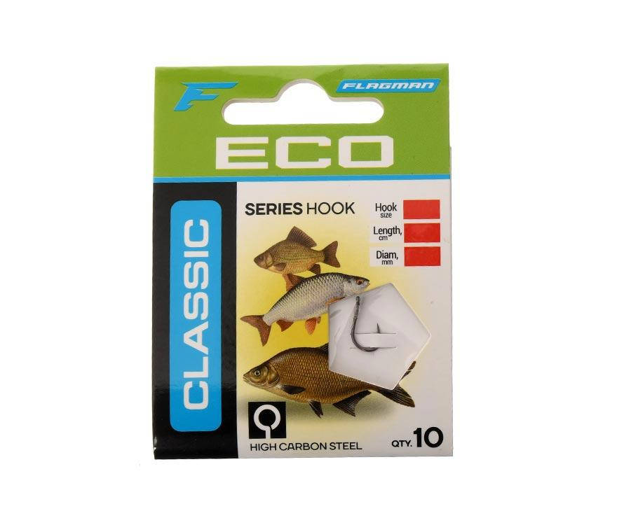 

Готовый поводок Flagman Classic Hooks To Nylon 2 №10