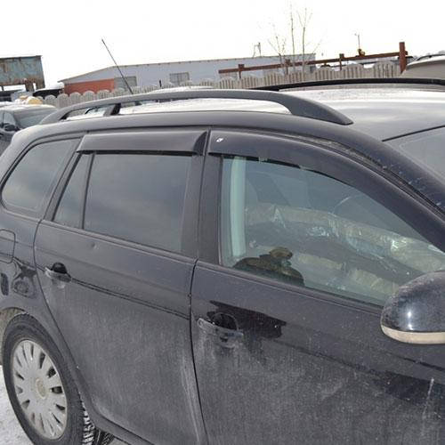 

Дефлекторы окон ветровики Фольксваген Гольф 5 Volkswagen Golf V 03-08 КТ (Накладные)