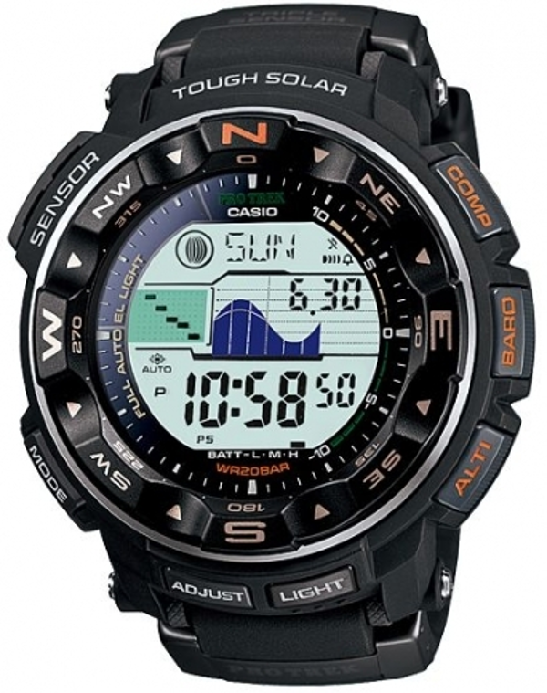 

Мужские часы Casio ProTrek PRW-2500-1ER Касио противоударные японские кварцевые