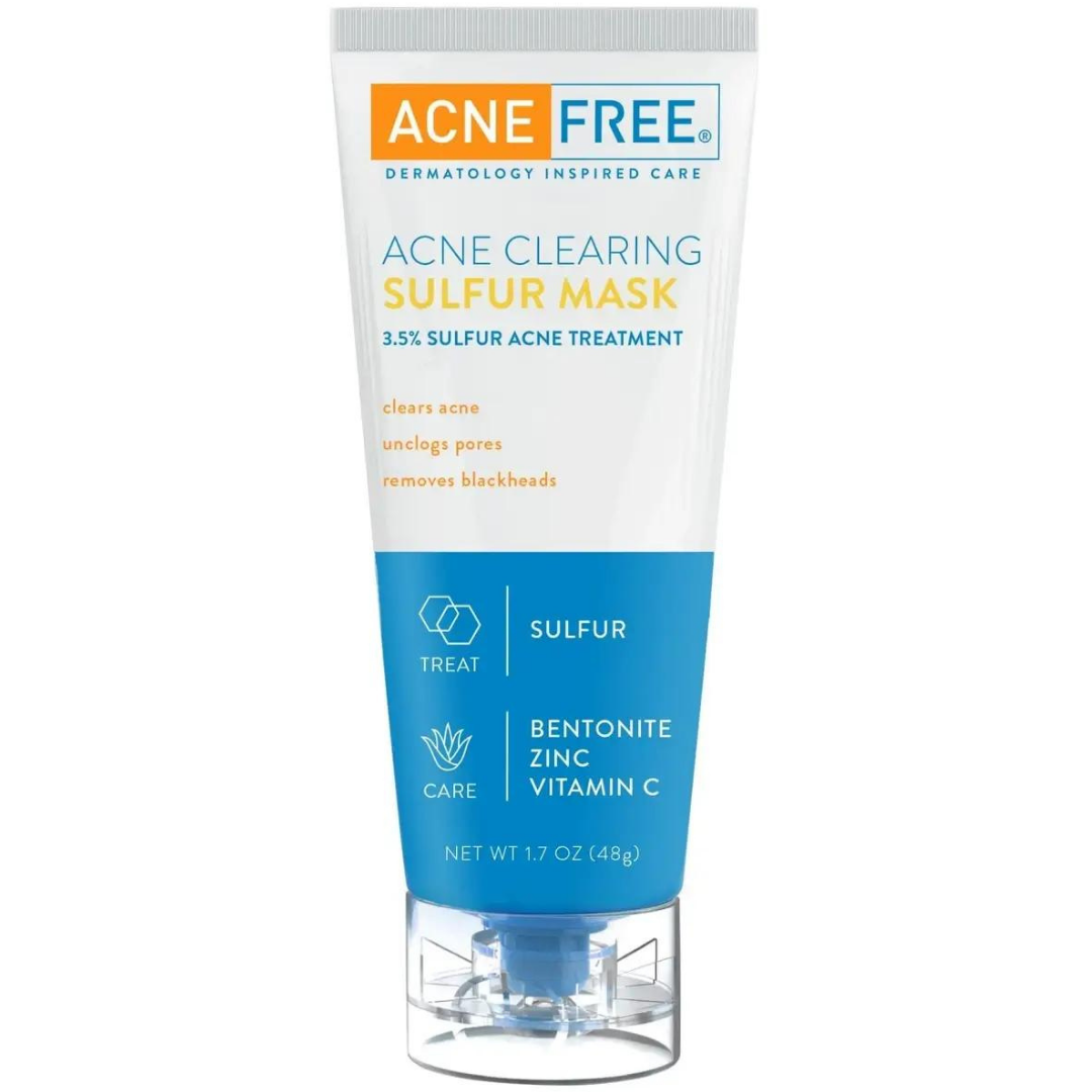 

Маска для лечения акне с серой Acne Free Sulfur Mask Acne Treatment 48 г