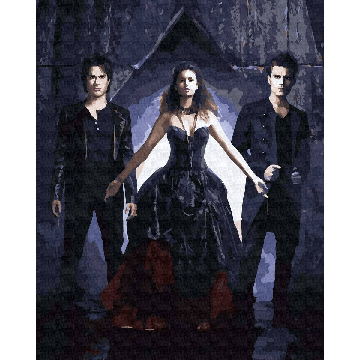 

Картина по номерам "Дневники вампира" 40*50см