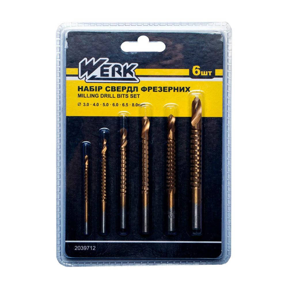 

Набор сверл фрезерных Werk 2039712 6 шт