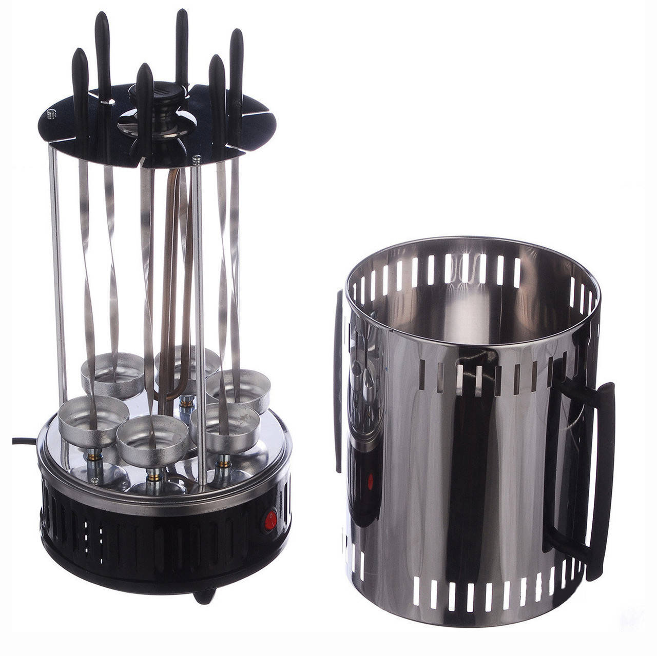 

Электрошашлычница на 6 шампуров Domotec BBQ GH8612 (Х-205), Эксклюзивный