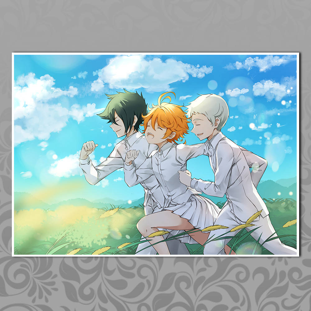 

Плакат Аниме The Promised Neverland ( Обещанный Неверленд ) 004